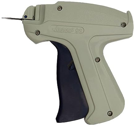 Larius Pistola de etiquetado Arrow 9S Standard Tag Gun - Fijación de etiquetas y etiquetas de precio en juego con aguja de repuesto (con 1 aguja de repuesto)