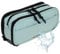 Elephant Mäppchen Federmäppchen Utensilo Aufbewahrungstasche klein Stiftetasche Kabeltasche wasserfest Organizer Büro Plane Hydro Pencil Case 12828 (Mint Grün)