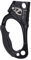 SOB Ascender à Main d'escalade, Main Ascendeur d'escalade Arbre Arboriste Rappel Gear Équipement Corde Pince pour 8~13 MM Corde (Noir)