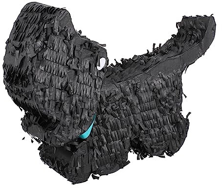 FOYTOKI Kleiner Schwarzer Hund Pinata Lustiges Pinata Spielzeug Geburtstags Pinata Geburtstagsspielzeug Pinata Hit Spielzeug Kinder Pinata Mit Gefülltes Spielzeug Kinder Outdoor
