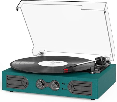 Vinyl Record Player Green