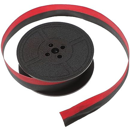 TEHAUX Schreibmaschinenband Kompatibel Für Tintenband Druckerband Rotes Und Schwarzes Universalband Mit Strapazierfähigem Material Und Hochwertiger Tinte Für Klare Schrift Und Lange Druck