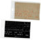 Mikikit 2sheets English Sticker Keyboard Stickers for Laptop White Keyboard Letters