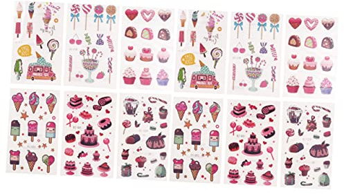 WRITWAA 12 Sheets Cartoon Body Decals for Fun Temporary Stickers for Boys Easy Peel Stick for Creative Play and Imaginative Designs