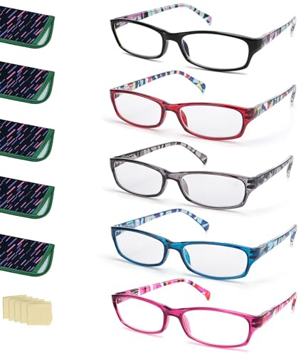 LANLANG Gafas presbicia mujer, Gafas lectura, gafas anti luz azul, filtro azul, gafas de lectura, gafas para leer