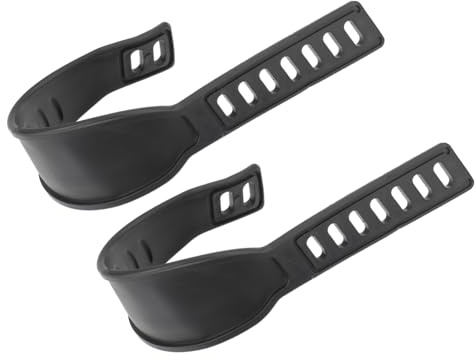 ADOCARN Anti Rutsch Pedalriemen Fahrrad Heimtrainer Fixgurte Verstellbar Flexibles Material 33cm Paar Für Sicheres Training