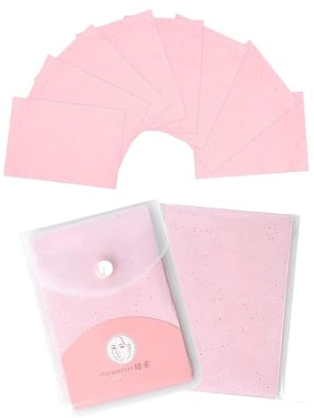 160 PCS Oil Blotting Sheets for Face, Large Oil Absorbing Paper for Oily Skin Care, Compact Makeup Blotting Tissue