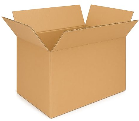 15 Scatole Trasloco 60X40X40 a Doppia Onda in Cartone Avana, Cartoni per Traslochi e Spedizione per Casa e Ufficio, Made in Italy