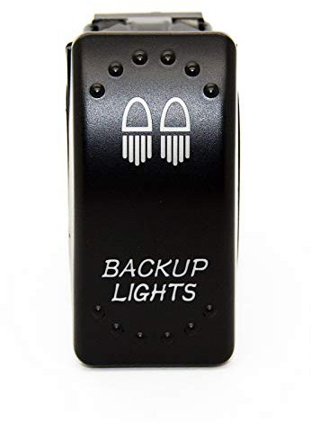 LED-Mafia hintere Scheinwerfer Arbeitsscheinwerfer Rückfahrscheinwerfer - Backup Lights JJ2 - Symbol Kippschalter Wippschalter Schalter Auto Boot KFZ LKW Licht 12V 24V