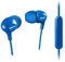 Philips SHE3555BL/00 - Auriculares intrauditivos (graves profundos, micrófono integrado, 2 tipos de tapones, ajuste, cable reforzado), color azul