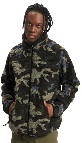 Brandit Teddyfleece Jacket, Color: darkcamo, Size: 4XL