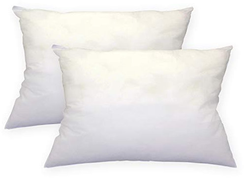 Haus und Deko 2er Pack Füllkissen 60x80 cm Innenkissen Polyester Sofakissen Kopfkissen Kissen Weiß