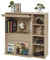 Iris Ohyama, Möbel, Regal, Bücherregal, mit 2 Klapptüren und 4 Fächern, Modular, Büro, Schlafzimmer, Wohnzimmer, Esszimmer - Flap Rack FR-F2- Hellbraun