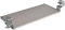 FIX&EASY Tastaturauszug klemmbar mit Tastaturablage 800X400mm alu silber Dekor, Tischklemmen höhenverstellbar silber, Schienen verzinkt 400mm, Auszug für Tastatur Maus Keyboard und Laptop Ablage