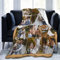UOOYAA Fotodecke mit Eigenem Foto Name,Super Weich Personalisierte Foto Decke Selbst Gestalten Bedrucken Lassen Kuscheldecke Geschenk für Freunde Familie Geburtstag Weihnachten(9 Fotos)