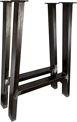 CHYRKA® Tischkufe SWIRZ -T MTST 1 Paar (2 Stück) Kufengestell Tischgestell 60x30 Rahmentisch Tischuntergestell (Höhe - 720, Länge - 300 mm)