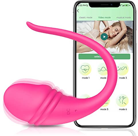 ZWFUN Mit APP-Fernbedienung G-Punkt Vibrator, Kugelvibrator, Sexspielzeug, Langstrecken-Bluetooth, tragbares Höschen, Paar-Vibrator Geeignet für weibliche Paare Sex toy(APP-Vibrator)
