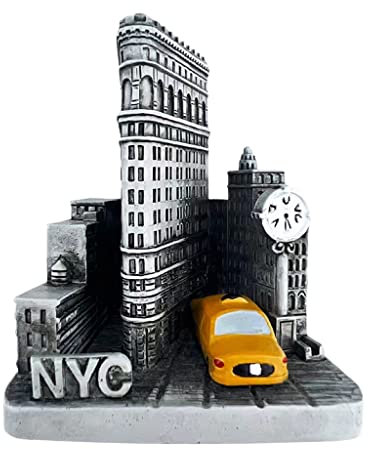 Wedarego New York USA 3D Kunstharz Home Desktop Tischdekoration Handmade Ornament New York Tourist Souvenir Collection