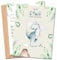 MeinBaby123® 10 Einladungskarten Kindergeburtstag Jungs | süße Geburtstagseinladungen für Kinder | Dinosaurier Einladungskarten | inkl. 10 Briefumschläge | Premium Qualität (Dino V4)