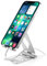 VOVIGGOL FadyDail Supporto Telefono Regolabile Porta Cellulare da Tavolo in Alluminio, Antiscivolo e Pieghevole Supporto Dock per iPhone 14 15 13 12 11 Pro Max Mini, Galaxy, Huawei e Altri Smartphone