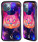 Head Case Designs Fucsia Gatti Galassia Cover Ibrida Compatibile con Apple iPhone 13