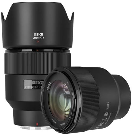 Meike 85 mm F1.8 Full Format AF STM (A motore passo-passo), grande apertura autofocus, teleobiettivo medio, lunghezza focale fissa, obiettivo ritratto per Fujifilm X Mount XT2 XT4 XT5 XT10 XT20 XT30