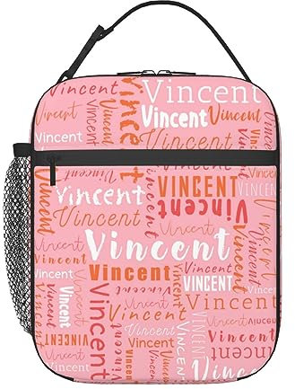 Bolsa de almuerzo personalizada, lonchera aislada con foto personalizada, bolsa térmica de doble compartimento con hombro para niñas, niños y adultos, bolsa de almuerzo para picnic/trabajo/escuela