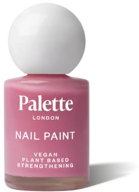 Palette London Signature Nail Paint - Halal, Vegan, Breathable Nail Polish (Peony Blush)