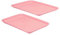 PATIKIL 12x9 Fast Food Tray, 2 Pack Plastic Reusable Multi-Purpose Rectangle Serving Tray for Cafeteria Restaurant Home Kitchen, Pink