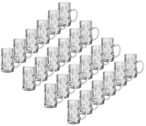 CRISTALICA Schnapsglas Mini-Bierkrug Partygag Wodka Junggesellenenabschied Don 24er Set 40ml