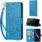 TOMYOU Handyhülle für iPhone XR Hülle, mit [Kartenfach] [Standfunktion] Premium Kunstleder Flip Wallet Case Stoßfesten Handyhülle kompatibel iPhone XR Blau