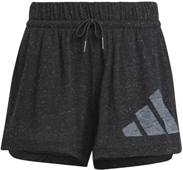 adidas Girl's Essentials Shorts, Black/White, 14-15 Years