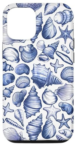 Küste, Strand, Sommer, Meer, muschelblau, ästhetisch Hülle für iPhone 12/12 Pro