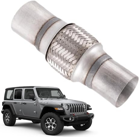 Hugsweet Auspuff-Flexrohr,Flexrohr | Doppelt geflochtenes Auto-Auspuffrohr,Wellpappe-Auspuffrohr für Standheizung, vielseitiges Auspuff-Flexrohr, Kfz-Zubehör