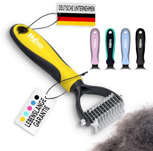 MYDAISY Hundebürste & Katzenbürste für Mittel & Langhaar