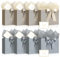 BBLIKE Gift Bags for Presents - 8 Pack Medium Gift Bags with Bow Ribbon, Party Bags with Handles 10 Tissue Papers and 8 Cards for Weddings, Birthday, Party, Celebration, Christmas
