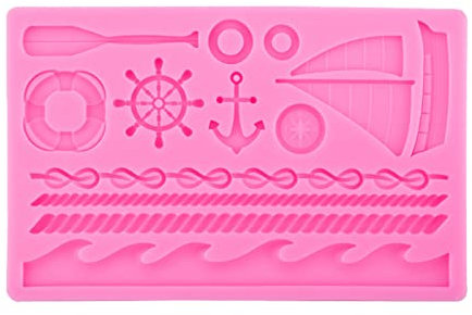 JOERBABU Silikon-Fondant-Formen, exquisite Segel-Form, handgefertigt, Kerze, Kunstharz, Kuchendekorationswerkzeug für die Küche