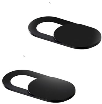 Cache Webcam Ultra-Mince, Protection de Caméra pour Smartphones, Ordinateurs et Tablettes (Lot de 2 pièces)