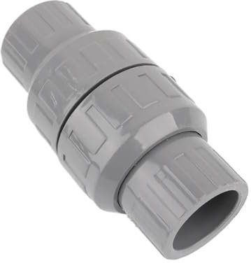 Rückschlagventil, Rückschlagventil, Einwegventil, Rückschlagventil, Aquarium, Aquarium, Garten, Bewässerungsrohrverbindungen (40 mm (ohne Feder), Grau, 1 Stück