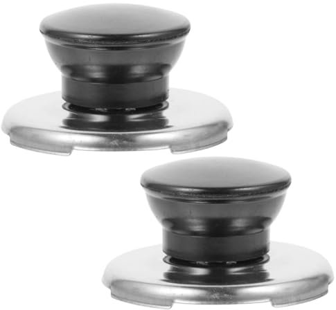 Healifty 2pcs Kettle Flute Lid Knobs Replacement Handles for Whistling Teapots and Easy to Install Kettle Accessories for Home Use