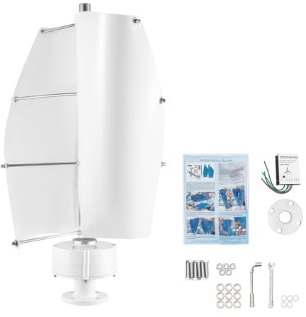 Turbina eolica verticale,generatore eolico domestico,pala eolica,pala eolica domestica,adatto per barche, gazebo e capanne