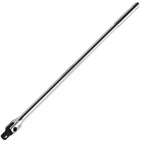 maXpeedingrods 1/2 Drive Breaker Bar Lug Nut Wrench 24 600mm FlexHead Chrome Molybdenum for Mechanic Tool Professional Socket Tool