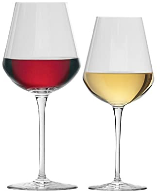 Bormioli Rocco Inalto UNO Großer Weingläser Set - 470ml, 555ml - 12pc