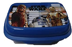 ALMACENESADAN,9996, Sandwichera Rectangular Multicolor Star Wars, 15x10x5,5 cm