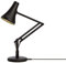 ANGLEPOISE 90 Mini Mini Desk Lamp, Carbon Black, LED Low Energy Dimming Bulb, USB Power Cable, Aluminium Shade and Arms, Anodised Satin Finish, Chrome Plated Fittings, Ideal for Small Spaces