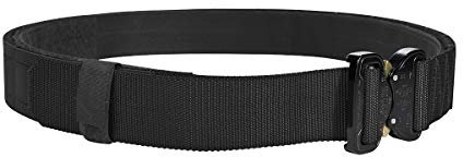 Tasmanian Tiger TT Modular Belt Set Schwarz Flacher 43mm Cobra Koppel Ausrüstungs- und Dienst-Gürtel mit Laser Cut Molle