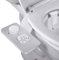 Bidet Attachment - SAMODRA Ultra-Thin 5mm Non-Electric Bidet Toilet Seat Attachment Adjustable Pressure Retractable Self-Cleaning Dual Nozzles Frontal & Rear Wash for Cold Water - Brushed Nickel