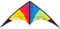 HQ Design - Limbo II Lenkdrachen Zweileiner Flugdrachen Allround Drachen für Kinder und Erwachsene ab 10 Jahren 67x155cm inkl. 40kp Polyesterschnüre 2x20m 2-6 Bft (Classic Rainbow)