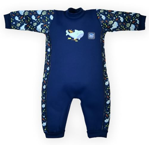 Splash About Warm in One Baby Wetsuit, Shark Reef, 12-24 Months