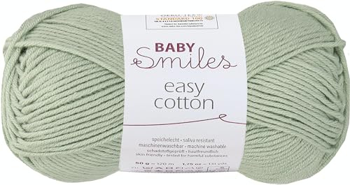 Schachenmayr Baby Smiles Easy Cotton, 9807306-01077, Farbe: Pistazie, 50g, Handstrickgarne